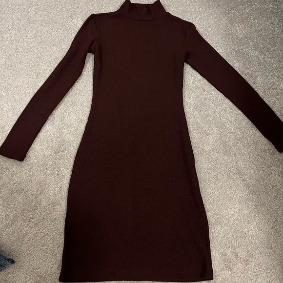 Mock Neck Bodycon Dress - Picture 1 of 2